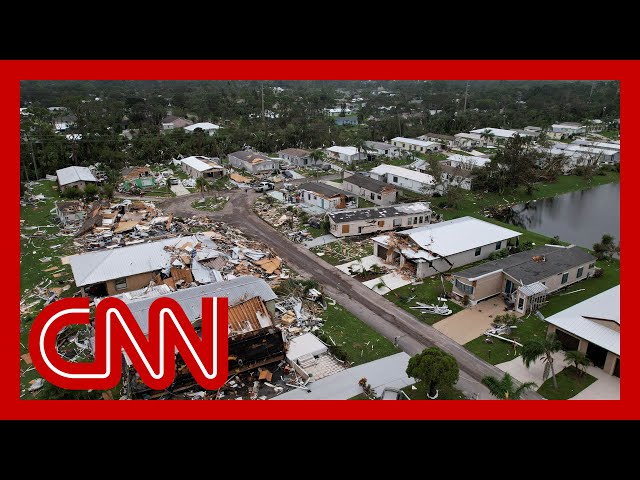 ⁣Death toll climbs in Florida as fallout from Hurricane Milton continues