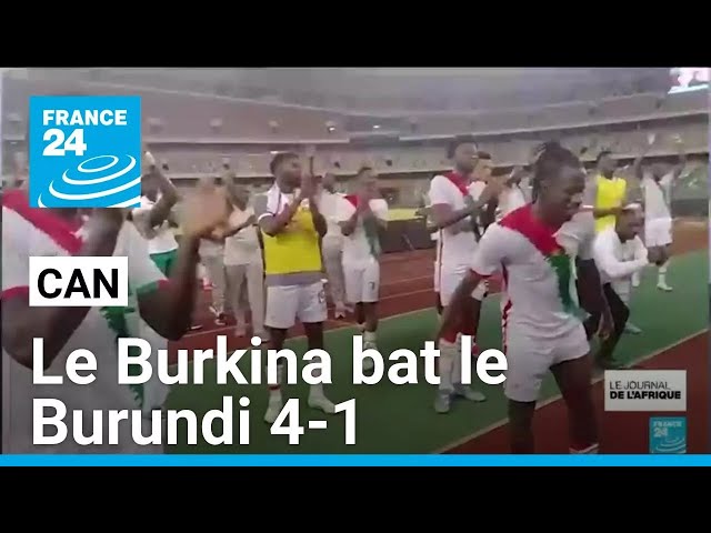 ⁣Le Burkina bat le Burundi 4-1 lors de la troisième journée d'éliminatoires de la CAN