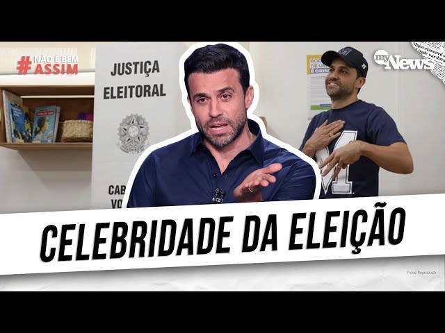 ⁣DESCALÇO E DE BERMUDA, FOI ASSIM QUE MARÇAL EXERCEU SEU DIREITO AO VOTO NO 1º TURNO