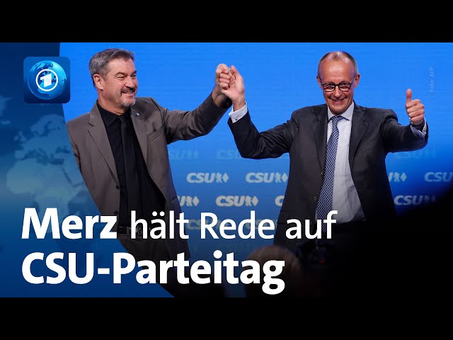 ⁣Rede auf Parteitag: CDU-Chef Merz, die CSU und das „neue Miteinander“