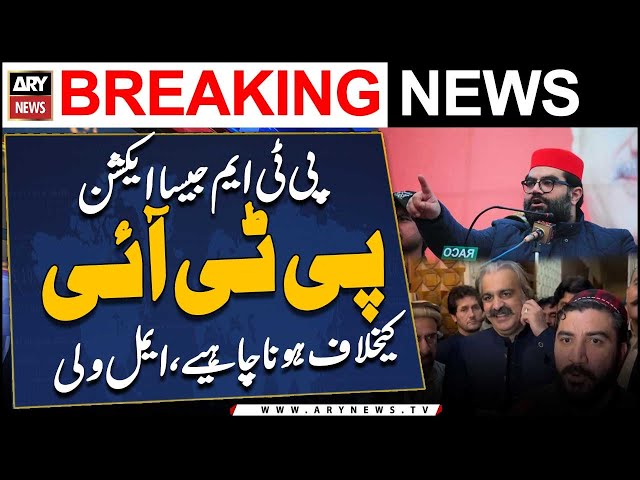 ⁣"PTM jaisa action PTI ke khilaf hona chahiye" - Aimal Wali Khan