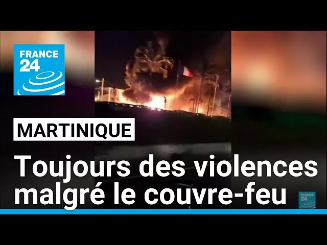 ⁣Martinique : toujours des violences malgré le couvre-feu • FRANCE 24