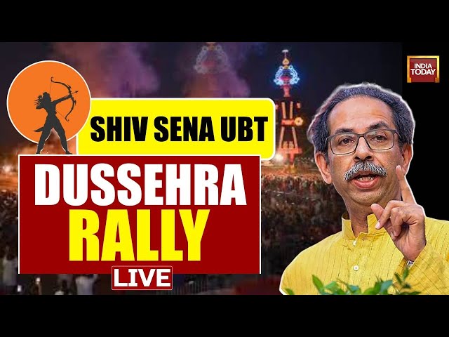 ⁣Shiv Sena UBT Dussehra Rally LIVE: Vijayadashami At Shivaji Park | Uddhav Thackeray Dussehra Speech