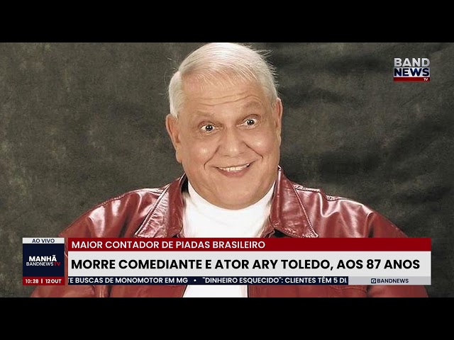 ⁣Morre o comediante e ator Ary toledo