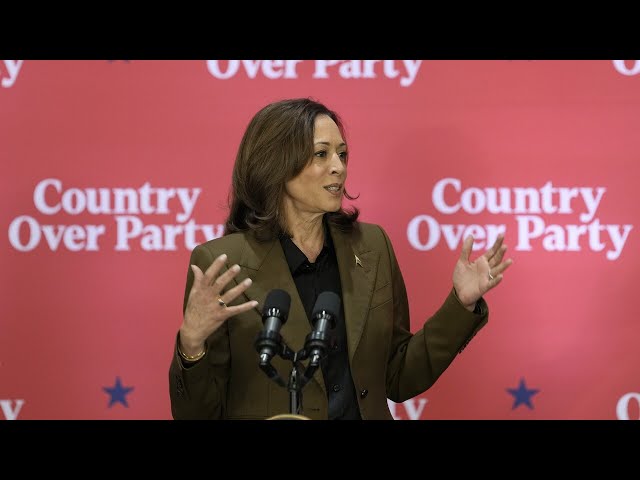 ⁣Kamala Harris campaign in Arizona as early voting gets underway in battleground state