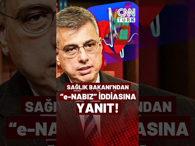 ⁣e-Nabız İddialarına Yanıt Sağlık Bakanı Memişoğlu'ndan Geldi!