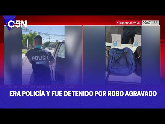 ⁣Era POLICÍA y fue DETENIDO por ROBO AGRAVADO