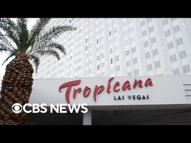 ⁣Las Vegas' Tropicana Hotel demolished