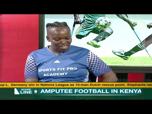 ⁣Amputee football in Kenya