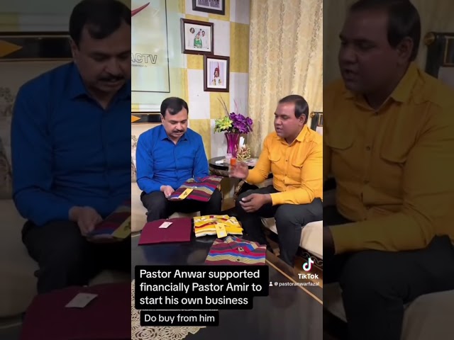 ⁣Pastor Anwar Fazal support Pastor Amir for Bussiness #pastoranwarfazal #isaactv