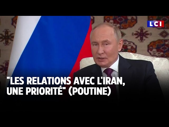 ⁣Les relations avec l'Iran, "une priorité" (Poutine)