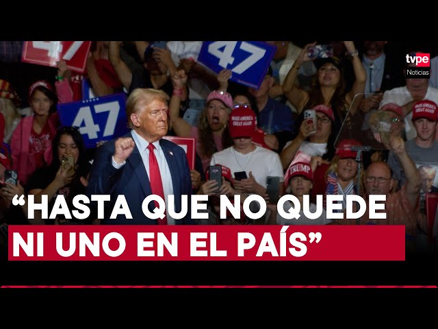 ⁣Donald Trump demoniza a los migrantes y los acusa de “infectar” Estados Unidos