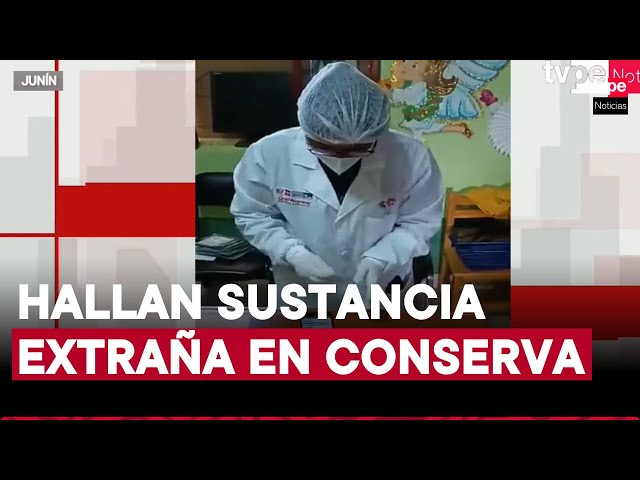 ⁣Junín: Qali Warma investiga hallazgo de materia extraña en conserva