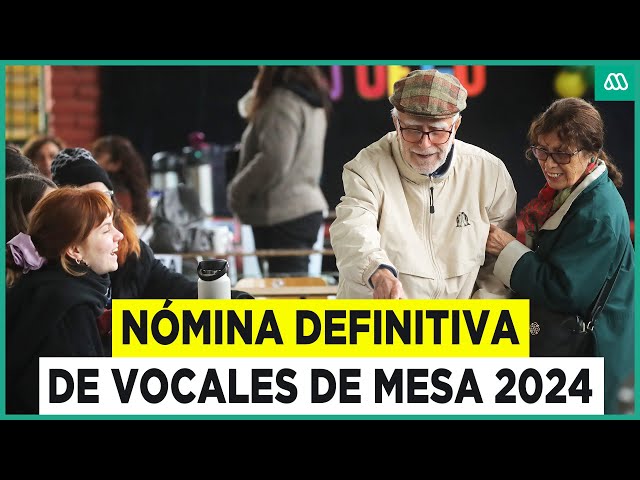 ⁣Elecciones 2024: Reemplazantes no podrán excusarse en nómina definitiva de vocales de mesa