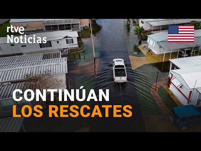 ⁣HURACÁN MILTON: En FLORIDA TODAVÍA QUEDAN PERSONAS ATRAPADAS en sus VIVIENDAS | RTVE Noticias