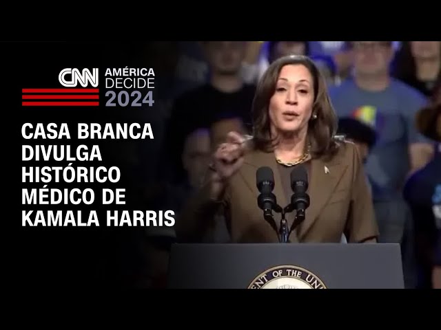 ⁣Casa Branca divulga histórico médico de Kamala Harris | AGORA CNN