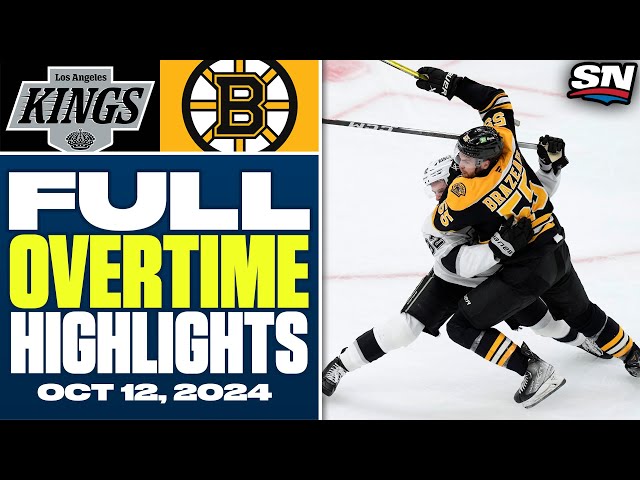 ⁣Los Angeles Kings vs. Boston Bruins | FULL Overtime Highlights - October 12, 2024