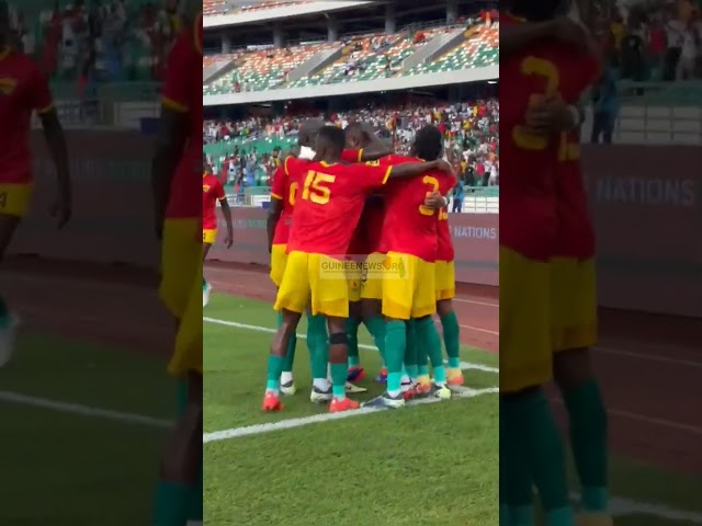 ⁣Sehrou Guirassy ouvre le score sur penalty contre l'Éthiopie