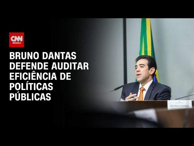 ⁣Bruno Dantas defende auditar eficiência de políticas públicas | AGORA CNN