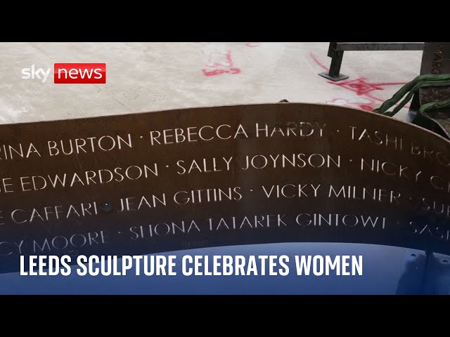 ⁣Sculpture celebrating some of Leeds's most inspirational women unveiled