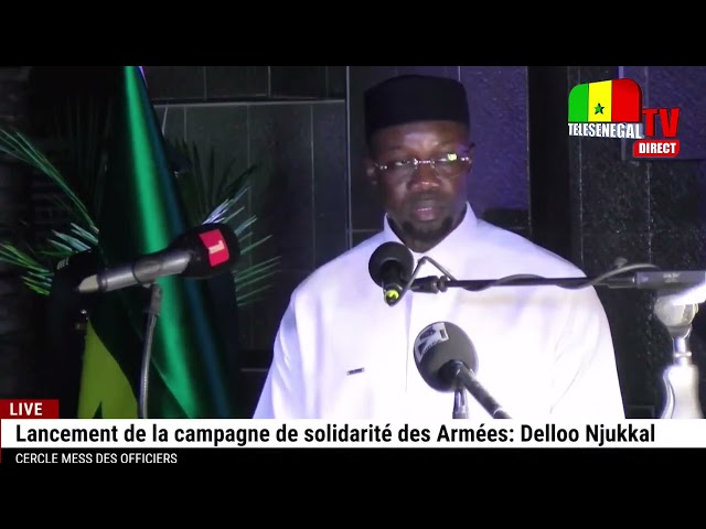 ⁣Discours Ousmane SONKO / Lancement de la campagne de solidarité des Armées: Delloo Njukkal