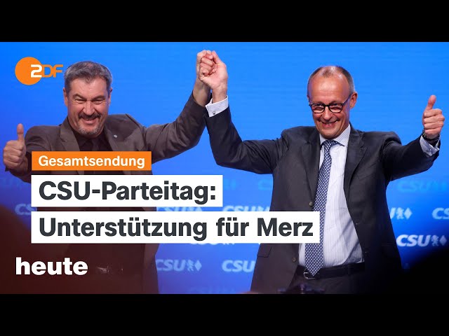 ⁣heute 19:00 Uhr v. 12.10.2024 CSU-Parteitag, Polen setzt Asylrecht teilweise aus, KI am Arbeitsplatz