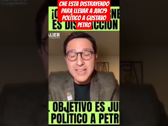 ⁣CNE ESTA DISTRAYENDO  PARA LLEVAR A JUICIO POLÍTICO A GUSTAVO PETRO