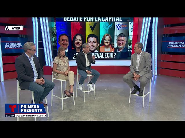 ⁣Primera Pregunta: ¿Quién dominó el Debate por la Capital?