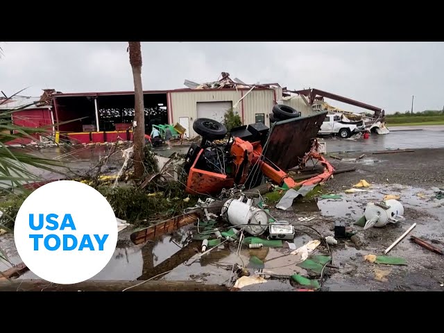 ⁣Tornados hit farmers hard after Hurricane Milton | USA TODAY