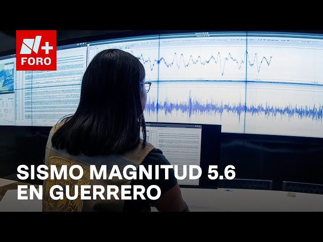 ⁣Se registra sismo magnitud 5.6 grados con epicentro en Guerrero - Las Noticias