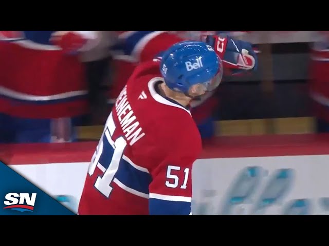 ⁣Canadiens' Emil Heineman Fires Home First Career NHL Goal vs. Senators