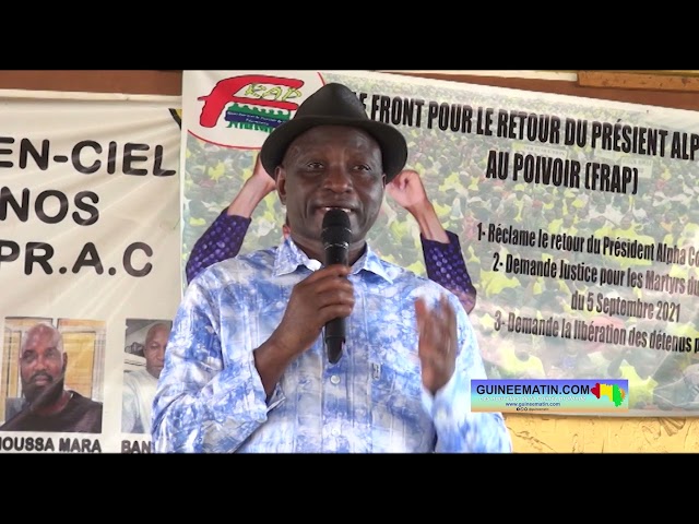 ⁣ Lutte contre le pouvoir de la junte : Lansana Kamara conseille d'unir les forces contre le CNR