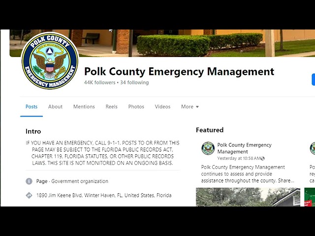 ⁣WATCH LIVE: Polk County Officials give news conference on Hurricane Milton recovery