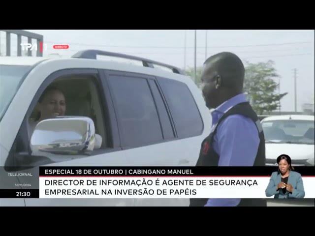 ⁣Especial18 de Outubro-Director de informação é agente de segurança empresarial na inversão de papéis