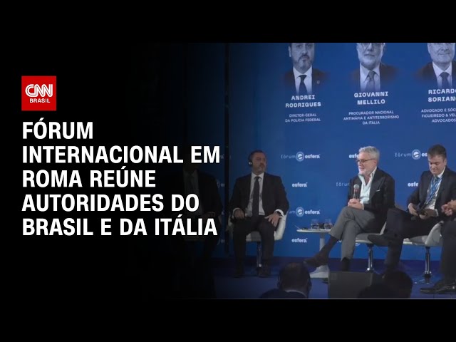 ⁣Fórum internacional em Roma reúne autoridades do Brasil e da Itália | AGORA CNN