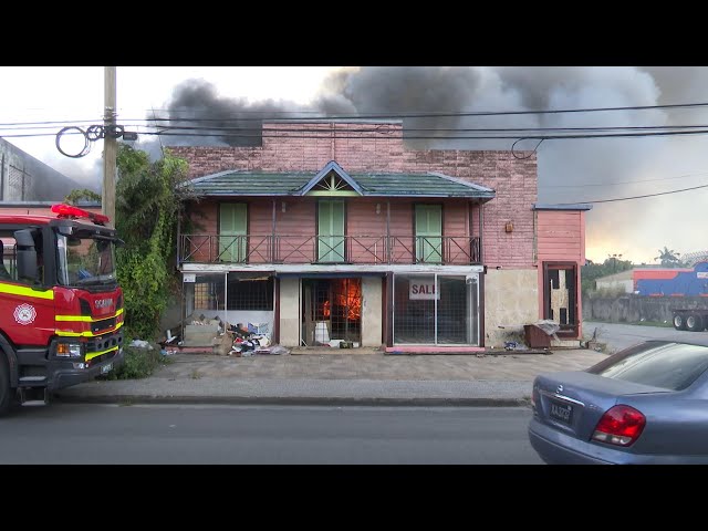 ⁣BFS prevents fire at old Branckers Building from spreading