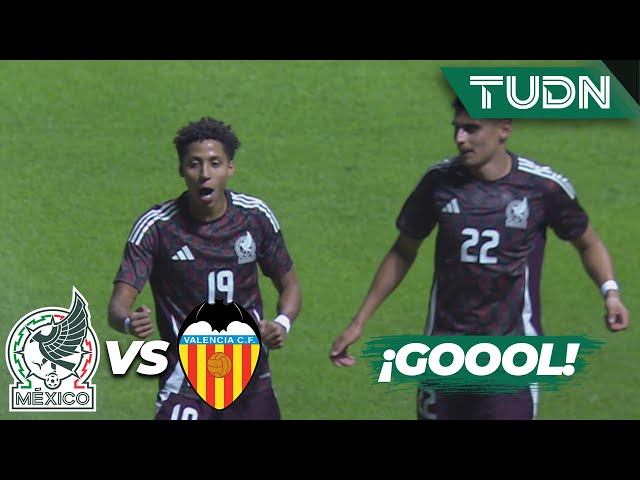 ⁣¡NOCHE DE GOLAZOS! Ozziel Herrera lo firmó  | México 2-0 Valencia | Amistoso Internacional | TUDN