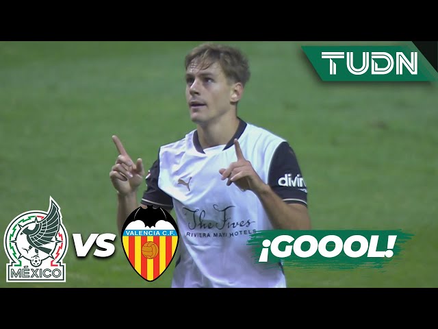 ⁣¡RESPONDEN CON UN GOLAZO DE GÓMEZ! | México 2-1 Valencia | Amistoso Internacional | TUDN