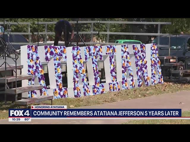 ⁣Atatiana Jefferson honored by Fort Worth community 5 years after shooting