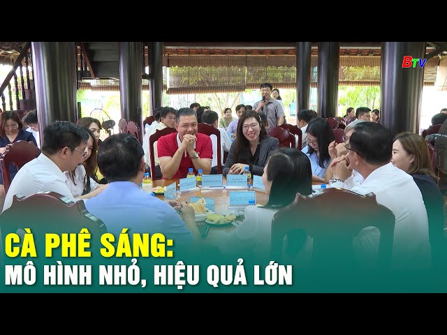 ⁣Cà phê sáng: Mô hình nhỏ, hiệu quả lớn