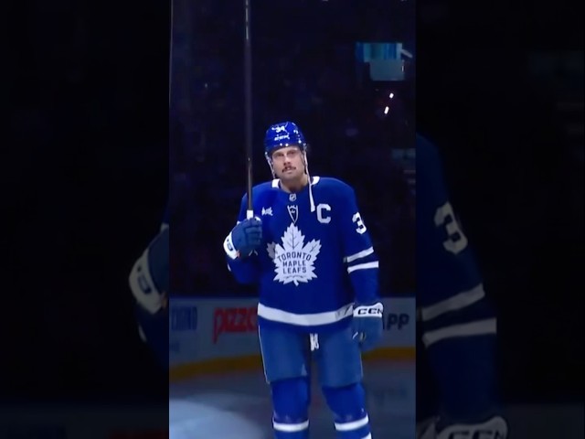 ⁣Captain Matthews Hits The Ice In Toronto For The First Time 