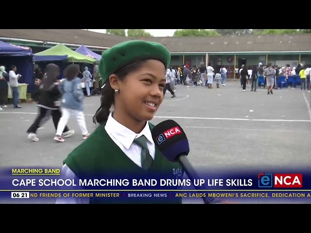 ⁣Cape school marching band drums up life skills