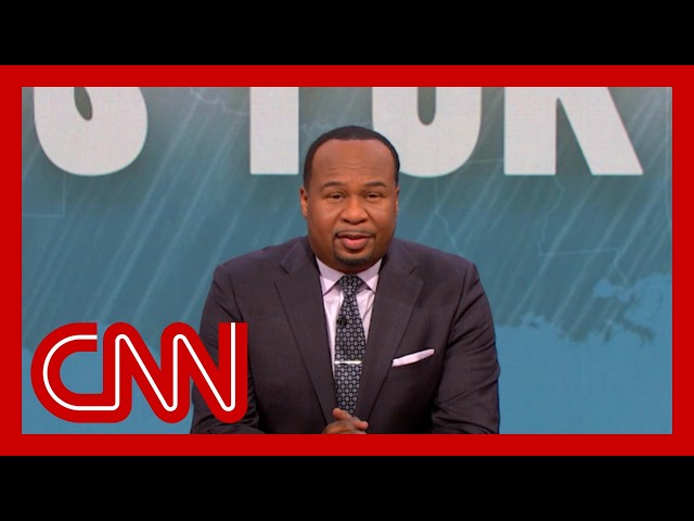 ⁣Roy Wood Jr. quizzes 'Have I Got News For You' teams about Eric Trump, Mark Zuckerberg and