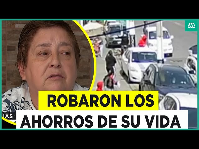 ⁣Delincuentes robaron los ahorros de su vida: Mujer fue asaltada en la salida del banco