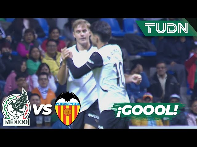 ⁣¡DOBLETE! Dani Gómez empata para Valencia | México 2-2 Valencia | Amistoso Internacional | TUDN