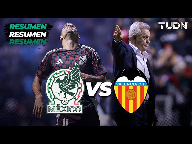 ⁣Resumen y goles | México 2-2 Valencia | Amistoso Internacional | TUDN