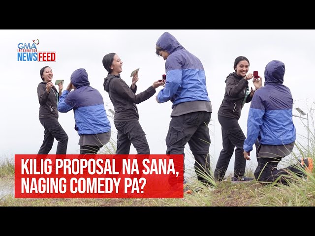 ⁣Kilig proposal na sana, naging comedy pa?  | GMA Integrated Newsfeed