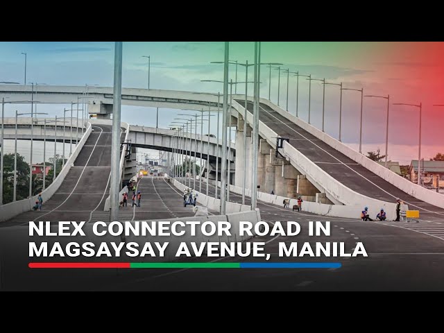 ⁣NLEX Connector Road in Magsaysay Avenue, Manila | ABS-CBN News