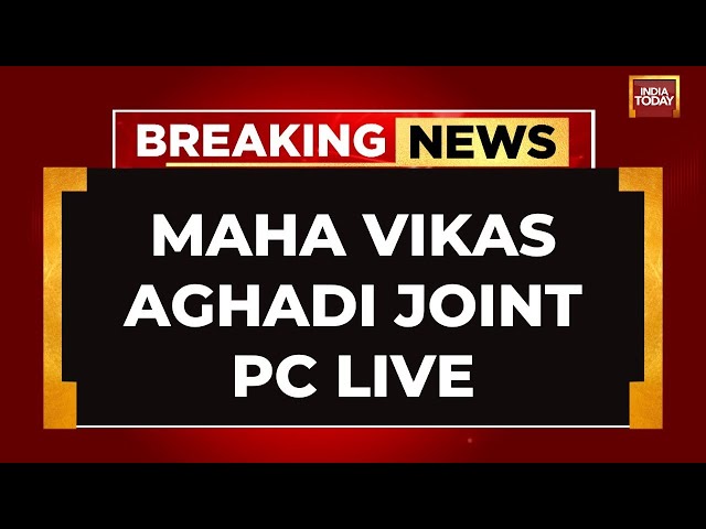 ⁣Maha Vikas Aghadi Joint Press Conference LIVE | Maha Vikas Aghadi LIVE News | India Today LIVE