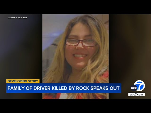 ⁣SoCal family seeks justice after rock thrown at car kills woman